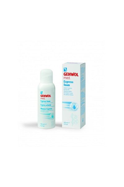 Gehwol Med Express Foam 125ml - Intensive Foot Moisturizer