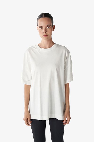 hummel Γυναικείο μπλουζάκι Hmlshura White Oversize - 911858 -9003