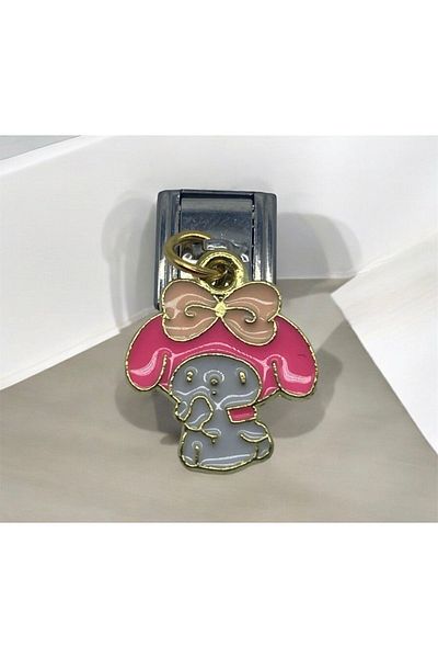 stainles steel Italian Melody Charm Detailed