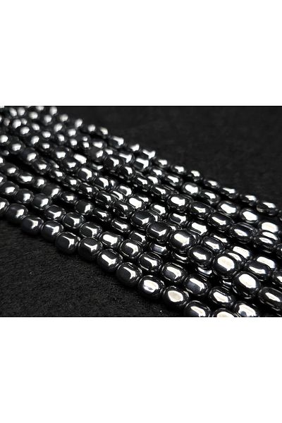 Yüksel Boncuk 6 mm Hematite Natural Stone String - Unshaped