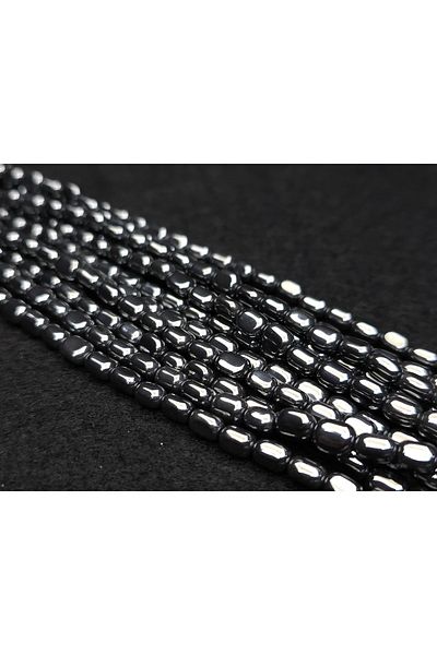 Yüksel Boncuk Natural Hematite Stone 4 mm Unshaped - String