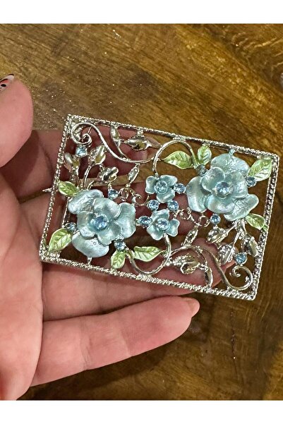 Gönülden Tasarım 7X5 CM Accesoriu pentru geantă mare, colorată, brodată cu pi...