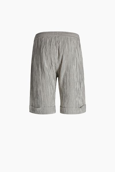 İKİKIZ Striped Crinkle Shorts