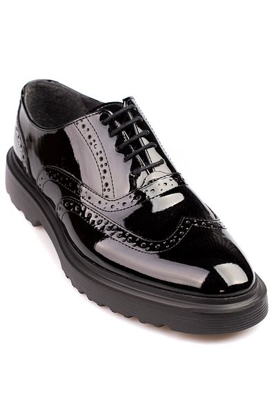 depderi Suitable for Groom's Suit and Suit, Thick Sole, Patent Leather, Suede, Matte Black Classic Shoes