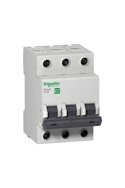 Schneider Electric Easy9 Mcb Ez9F56320 20A Fuse (3P, 6Ka, C Curve)