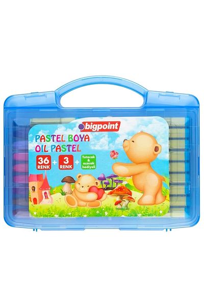 Bigpoint Pastel Paint - 36 3 Colors Blue with Bag