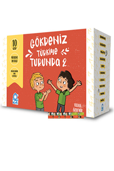 Mavi Kirpi Yayınları 3-4.Sınıf okuma seti-Gökdeniz Türkiye Turunda 2 (10 Kitap)