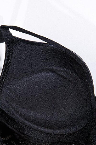 CALİA Set sutien din piele cu șir și dantelă - căptușit