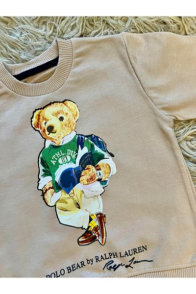enes baby Seasonal 2-Piece Set with Polo Bear and Teddy Bear for Boys