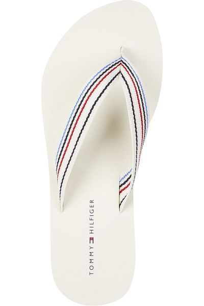 Tommy Hilfiger PLÁŽOVÉ SANDÁLY WEDGE STRIPES
