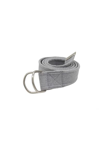 Anatolia Unisex Light Gray D Ring Woven Tactical Sport Canvas Cloth Denim Belt