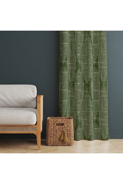 MUN HOME Digital printed backdrop curtain single wing 140 x 260 cm Edge Folded Stitched