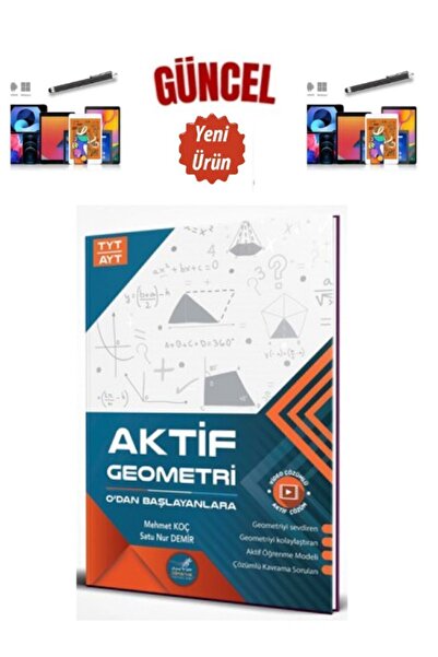 Aktif Öğrenme Yayınları TYT AYT Geometri 0 dan Başlayanlara+Kalem