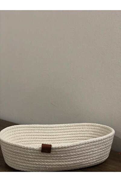 COSMICLINE Handmade Knitted Bread Basket, bread holder, table accessory