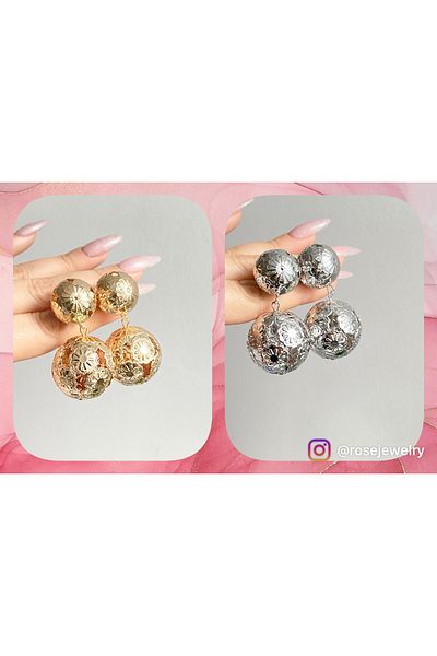 a rose jewelry Steel Imported Vintage Earrings