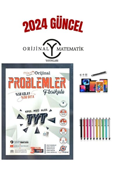 Orijinal Yayınları 2025 Mikro Orijinal Tyt-Kpss-Msü-Ales Problemler (%50 Kola...