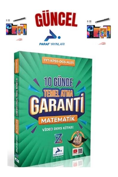 Ens Yayıncılık Paraf Yayınları Tyt PARAF Z TAKIM MATEMATİK 10 GÜNDE TEMEL ATM...