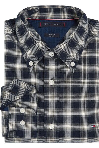 Tommy Hilfiger FLEX TEXTURED GRID CHK SF SHIRT