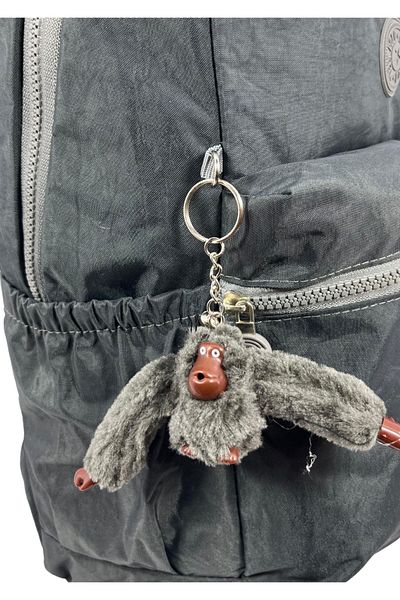 çantavizyon Σχολικό σακίδιο πλάτης Unisex Grey Anthracite - Crinkle αδιάβροχο ύφασμα, Γυμνάσιο Λυκείου Κολέγιο