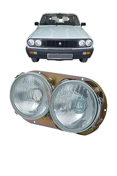 AYFAR RENAULT 12 TOROS ÖN FAR SAĞ TARAF YOLCU TARAFI KOMPLE FAR