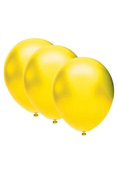 PartAntalya 20 Yellow Balloons - Party Supplies
