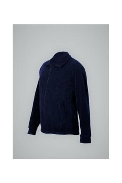 GÜN&AY TEKSTİL Fix Unisex Navy Blue Fleece Coat