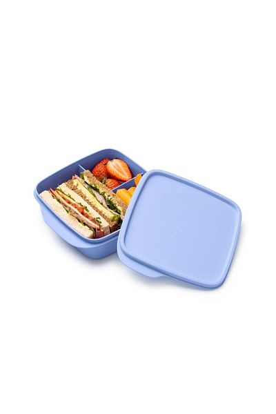 Tupperware Eco 550mlCompartmented Feeding Bowl - Blackberry