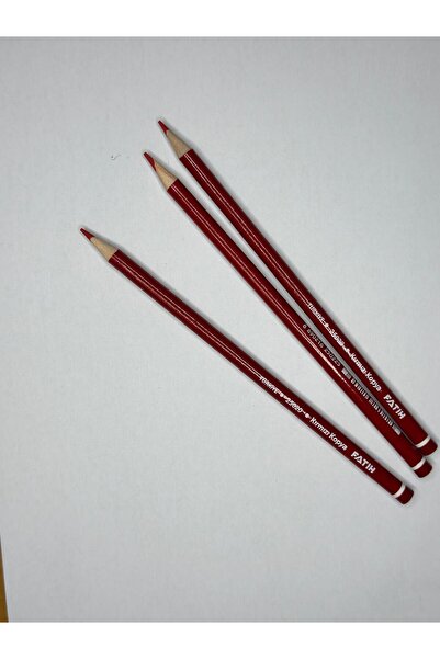 Fatih 12 Pieces Red Course's Pencil