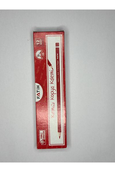 Fatih 12 Pieces Red Course's Pencil