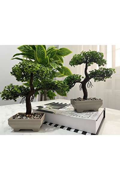 Lineva Dekoratif Bonsai Yapay Ağaç (2 ADET)