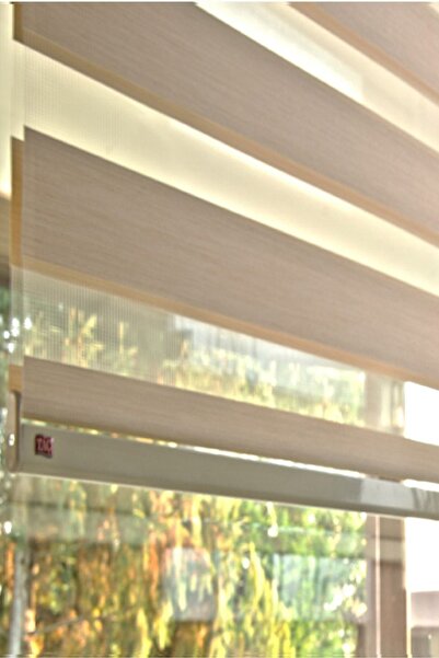 Taç Rüyaper Krem Bambu Zebra Perde