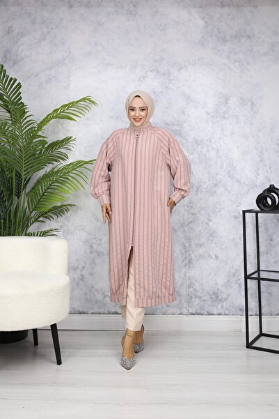 Wazze Fermuar Detaylı Oversize Tunik