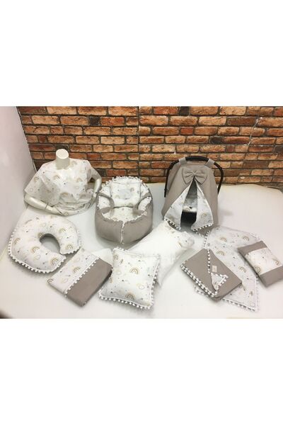 BUSEBABYHOME Çok Amaçlı Babynest , Puset Örtüsü , Alt Açma Ve Battaniye, Nevr...