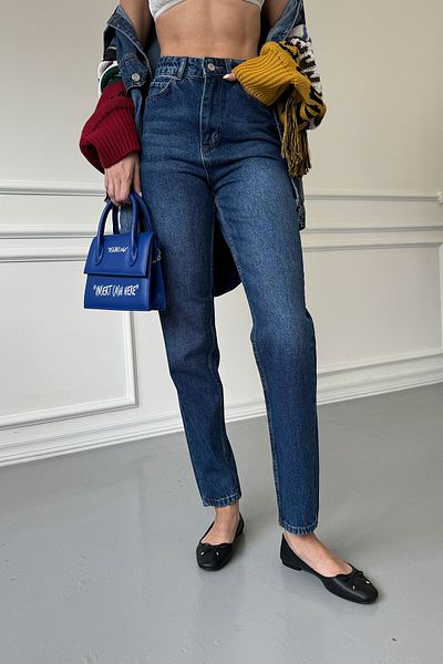 MAGARDE Blue Premium Mom Jean
