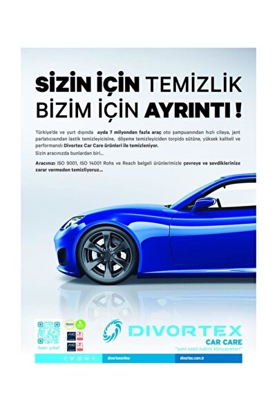 Divortex Yüzey Temizleme Kil Hamuru - Clay Bar 150 Gr.