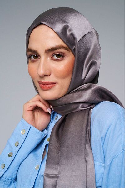 Modakaşmir سلسلة شال من القطن الساتان