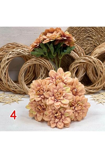 GÜLLER Το εργαστήριο μου στο σπίτι με 7 κλαδιά Τεχνητό λουλούδι με ματιστές χ...