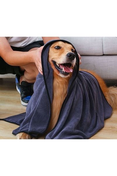HIZSOY TEKSTİL Pet Towel, Cat Dog Towel, Pet Towel, 70x100cm