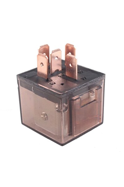 İncirOTO Üniversal Röle 24 Volt ( 40 Amper ) Şeffaf 5 Uçlu 24v 25 Adet Mini Röle Şeffaf Röle 24 Volt Ledli