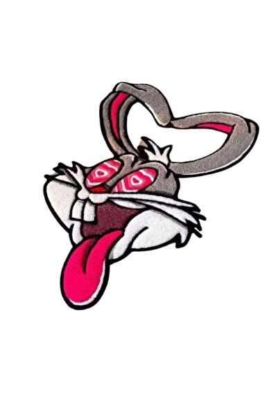 dogaf Pembe Kalpli Buggs Bunny Kilim