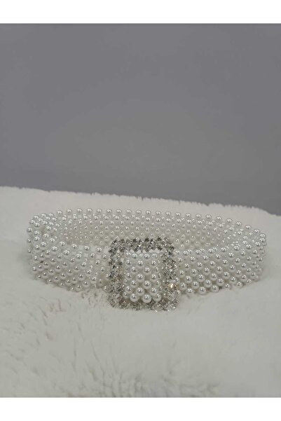 YLMZ İnci işlemeli kemer