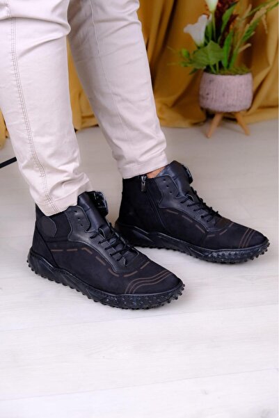 shot night Черевики з натуральної нубукової шкіри на шнурівці