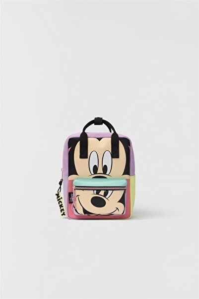 MİNİKO KİDS Kız Çocuk Mickey Mouse Baskılı Sırt Çantası