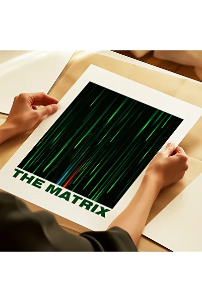 ARTHOUSECOLLECTIVE Matrix - Movie Poster - Unframed Movie Poster in Table Dimensions