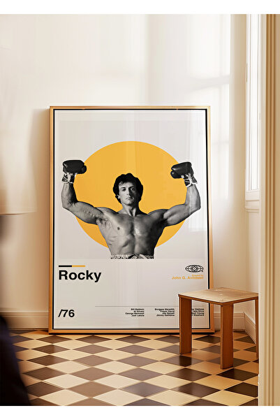 ARTHOUSECOLLECTIVE Rocky - Poster de film - Poster de film fără cadru în dime...
