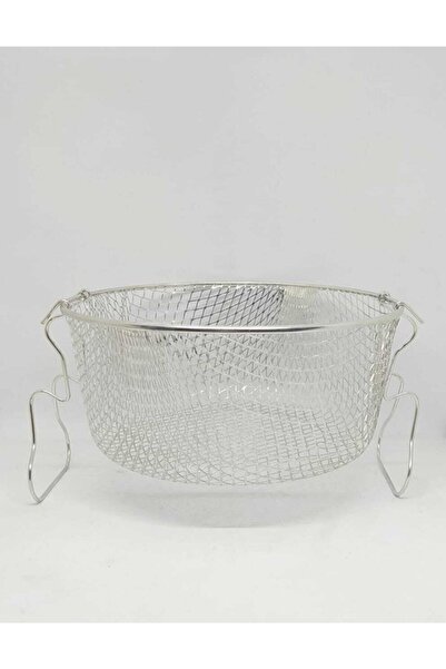 AHMETAL 22 Cm Çaplı Metal Kızartma Teli, Fritöz ve Cips Hazırlama Aracı