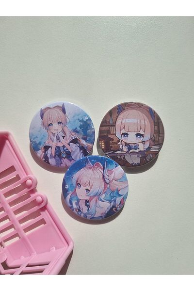 Yenaplanner Genshin Impact Kokomi Bag Ornament/Badge Set