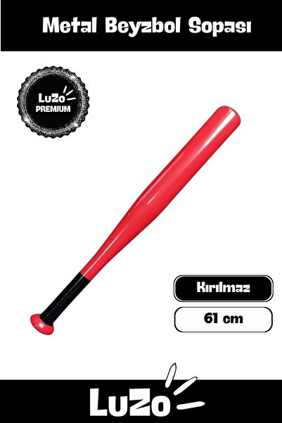 LuZo Premium Seri Kaliteli Kırılmaz Metal Baseboll Beyzbol Sopası 61 cm