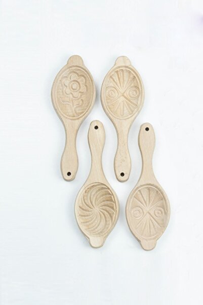 Woomod Ahşap Kömbe Kerebiç Pasta Kalıbı 4 Adet