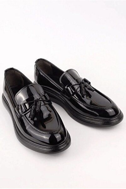 BAL ALTINÖKÇE RUGAN ERKEK SİYAH PÜSKÜLLÜ GÜNLÜK AYAKKABI